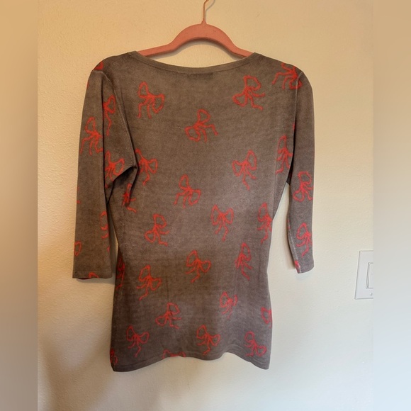 Saks Fifth Avenue Silk Cashmere Blend Sweater 3/4 Sleeve Large SEE PHOTOS - Picture 2 of 7